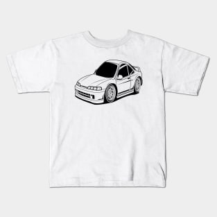 Baby car integra black pirnt Kids T-Shirt